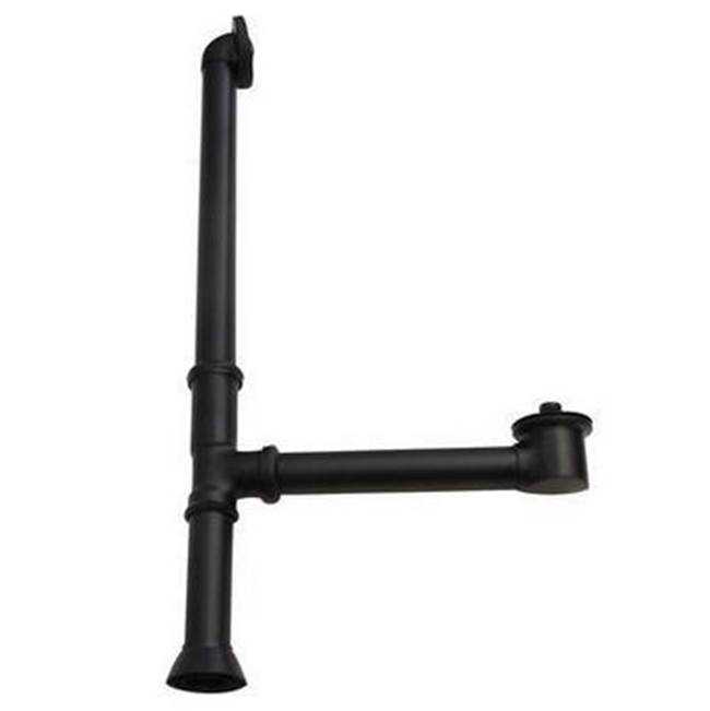 Barclay Tub Waste and Overflow, 1 1/2'',Matte Black