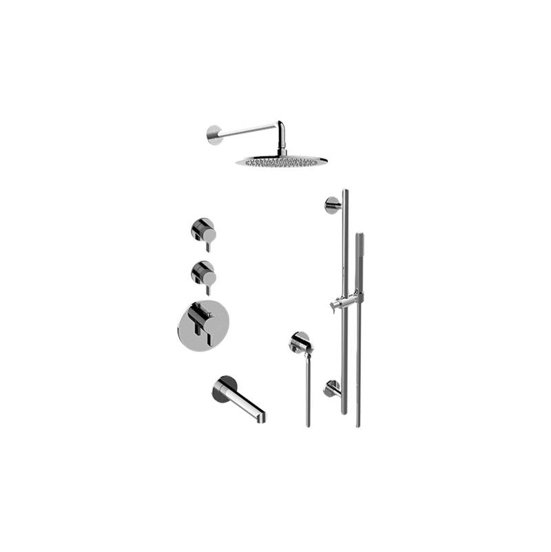 Graff M-Series Thermostatic Shower System Tub and Shower with Handshower (Trim Only)