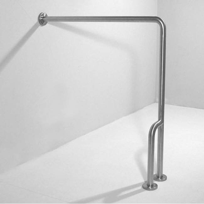 Health at Home Wall To Floor Safety Bar Lh White