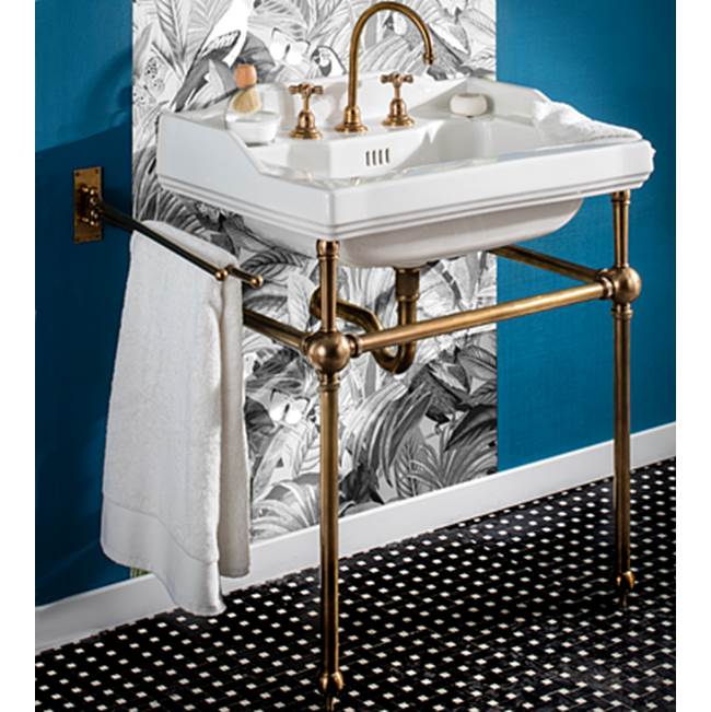 Herbeau ''Monarque'' Metal Washstand Only in Polished Brass