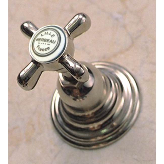 Herbeau ''Royale'' 1/2 Wall Valve in Antique Lacquered Brass, -Trim Only