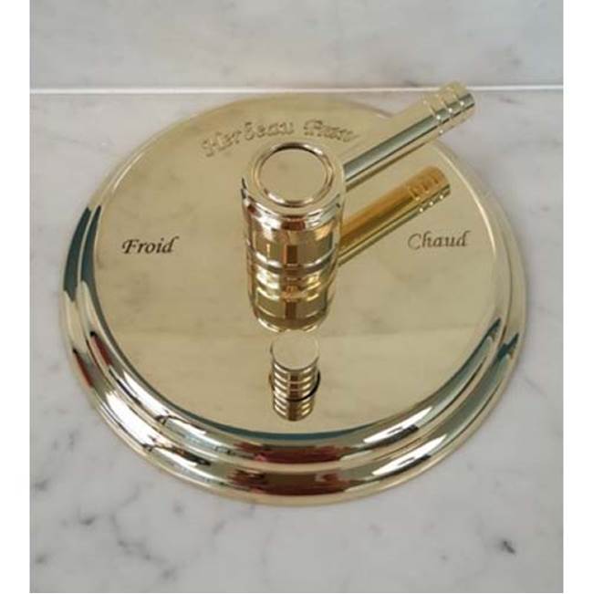 Herbeau ''Lille'' 1/2'' Pressure Balance Valve Trim Only in Polished Brass