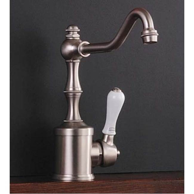 Herbeau ''Royale'' Single Lever Kitchen Mixer With Ceramic Cartridge in Wooden Handle, Solibrass