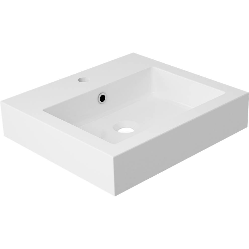ICO Bath Vivaldi Plus Vessel Sink - Gloss White