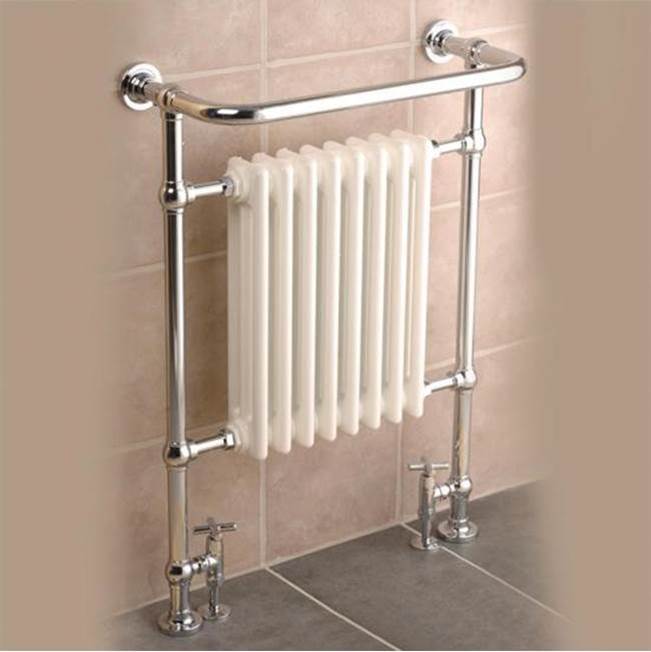 ICO Bath Flanders Electric Hardwired Towel Warmer - Chrome