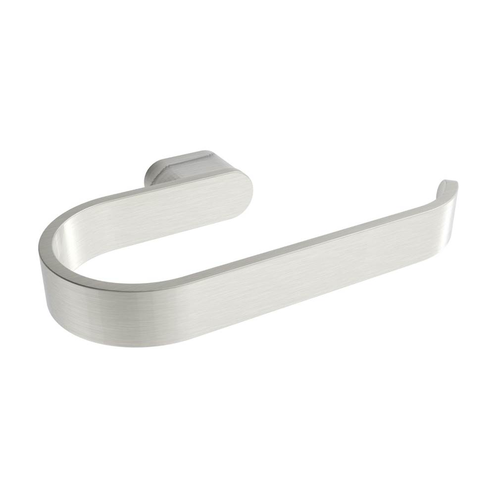 ICO Bath Flow Toilet Paper Holder - Brushed Nickel (LH Post)