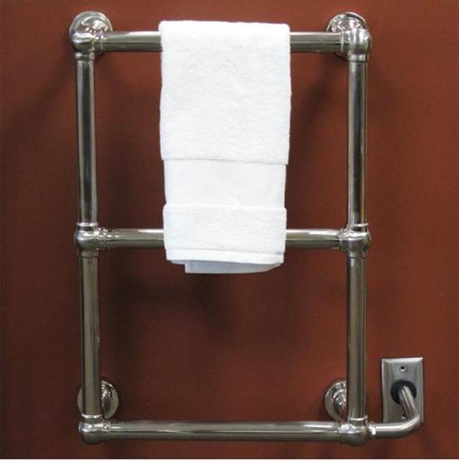 ICO Bath 23.5'' Stour Hardwire Towel Warmer - B/Nickel