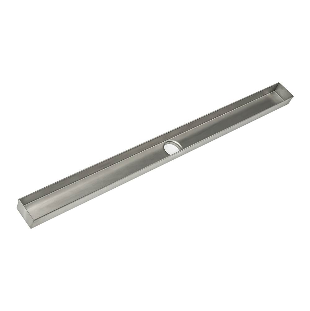 Infinity Drain 40'' Fixed Channel for FXTIF 65 in Satin Stainless