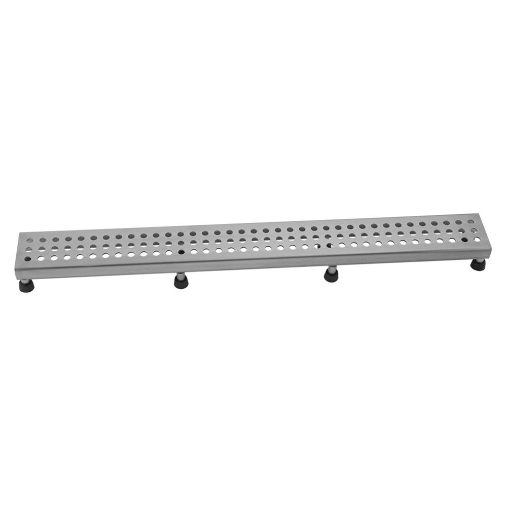 Jaclo 42'' Channel Drain Round Dotted Grate