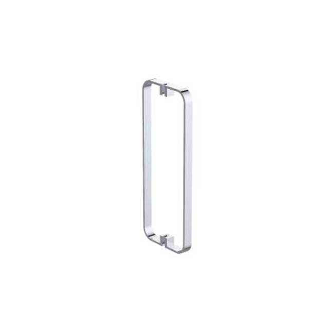 Kartners COLOGNE- 8-inch Double Shower Door Handle-Matte White