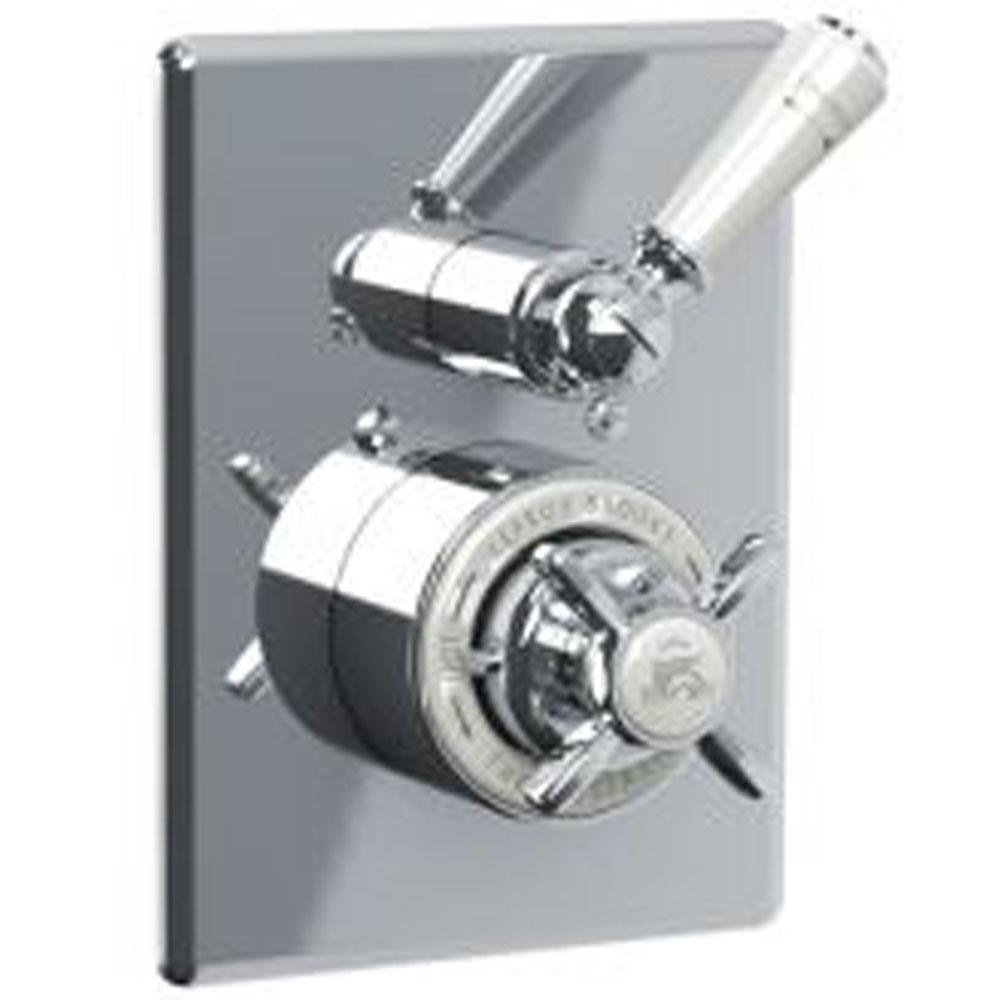 Lefroy Brooks Classic Thermostatic Trim With Integrated Flow Control To Suit M1-4201 Rough, Polished Chrome