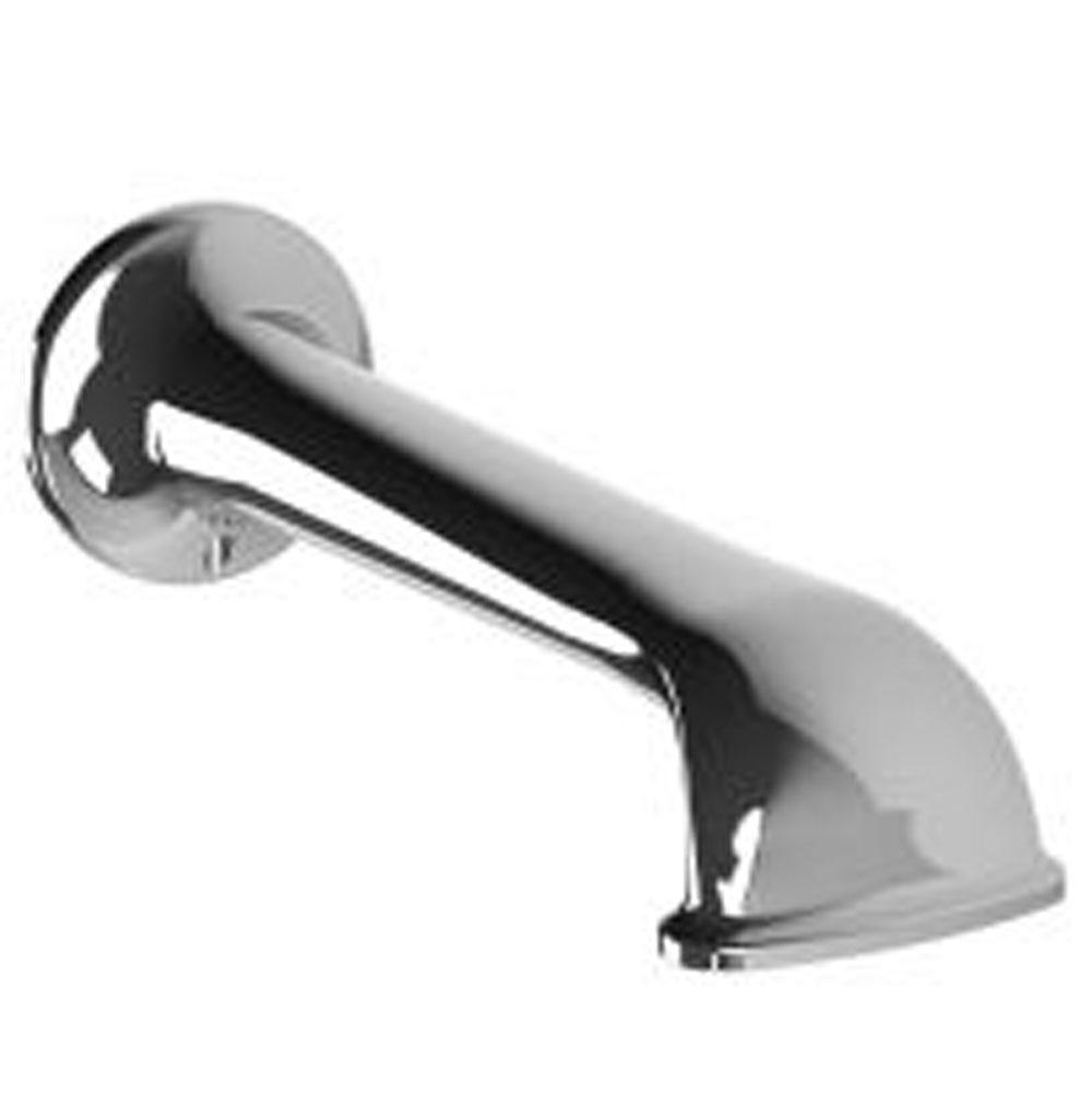 Lefroy Brooks Classic Bath Wall Spout, Silver Nickel