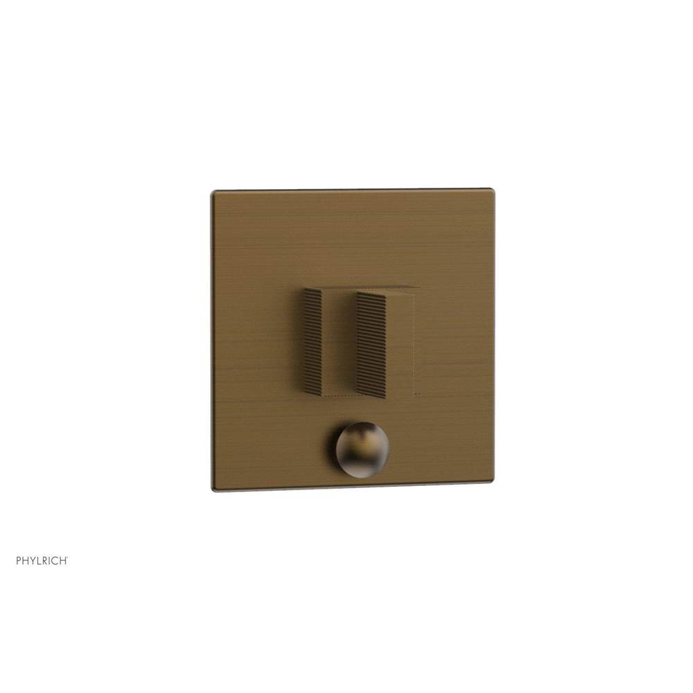 Phylrich STRIA Pressure Balance Shower Plate with Diverter and Handle Trim Set 4-119