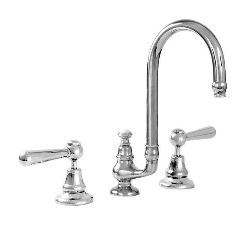 Sigma Sancerre Grand Widespread Lavatory Set with 484 Straight Lever in Brushed Bronze PVD