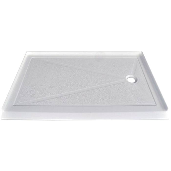 Valley Acrylic 60 x 42 Barrier Free Shower Base - Single Threshold