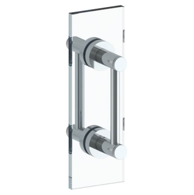 Watermark Sutton 24'' double shower door pull/ glass mount towel bar