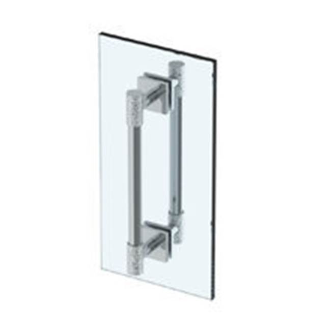 Watermark Sense 24'' double shower door pull/ glass mount towel bar